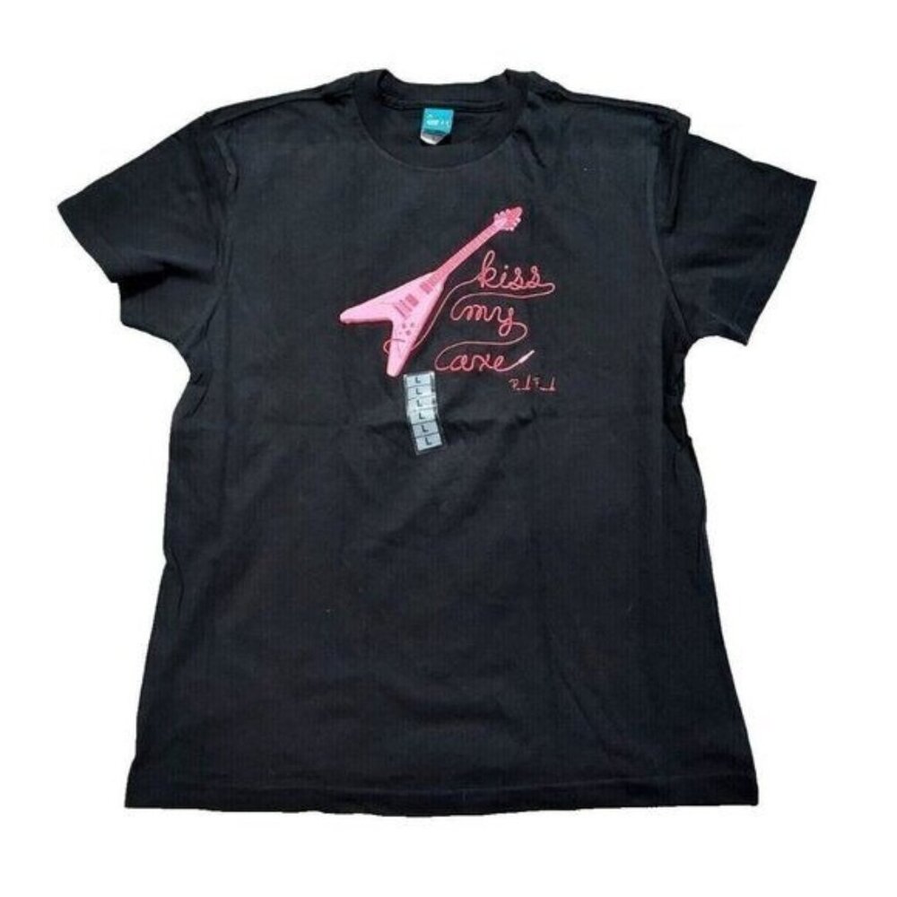 Vintage Paul Frank Tshirt, Kiss My Axe, Black, Large